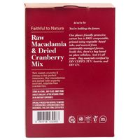 Faithful to Nature Raw Macadamia Nut & Dried Cranberry Mix